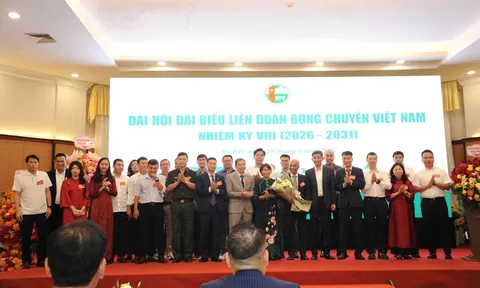 Ra mắt Ban Chấp hành Liên đoàn Bóng chuyền Việt Nam nhiệm kỳ VIII (2026-2031)