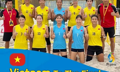 Môn Bóng ném Bãi biển nữ - ABG6: Việt Nam giành vé vào chung kết