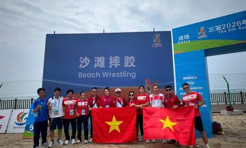 Môn Vật Bãi biển nữ - ABG6: Đội tuyển Việt Nam giành 2 huy chương bạc, 1 huy chương đồng