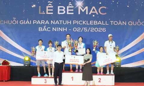 Thúc đẩy thể thao hoà nhập qua chuỗi Giải Para Natuh Pickleball Bắc Ninh 2026