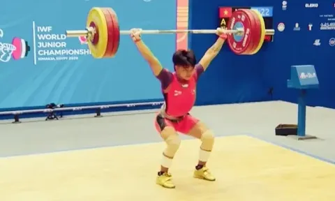 Giải vô địch Cử tạ trẻ thế giới 2026: Lực sĩ A Tiêu giành huy chương đồng