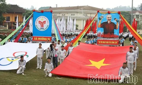 Phú Thọ sôi nổi Đại hội Thể dục thể thao cơ sở