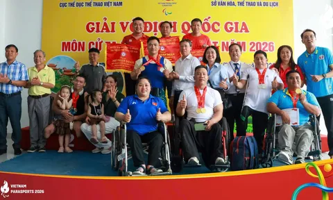 TP.HCM xếp thứ nhất toàn đoàn môn Cử tạ Giải vô địch quốc gia người khuyết tật năm 2026
