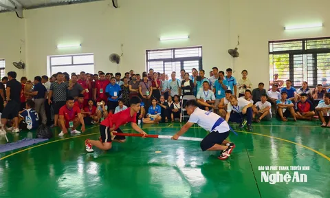 Thi đấu môn Đá cầu, Bắn nỏ, Đẩy gậy Đại hội Thể dục thể thao tỉnh Nghệ An lần thứ X
