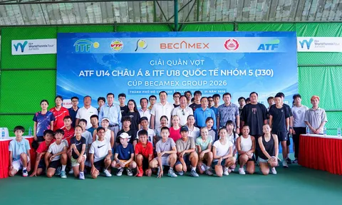 Khởi tranh Giải Quần vợt ATF U14 châu Á - Cúp Becamex Group Lần 3 & Lần 4 năm 2026
