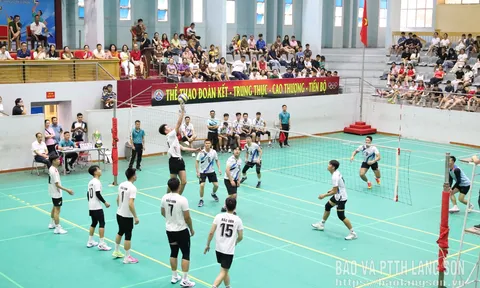 Bế mạc Giải Bóng chuyền Đại hội Thể dục thể thao tỉnh Lạng Sơn