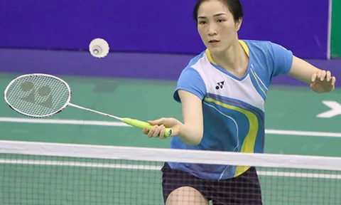 Giải Cầu lông Baoji China Masters 2026: Vũ Thị Trang dừng bước ở vòng 1 đơn nữ