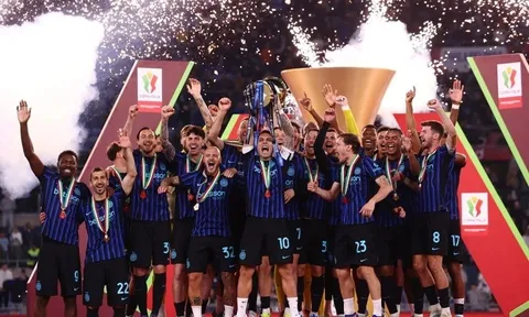 Inter Milan vô địch Coppa Italy để hoàn tất cú đúp lịch sử