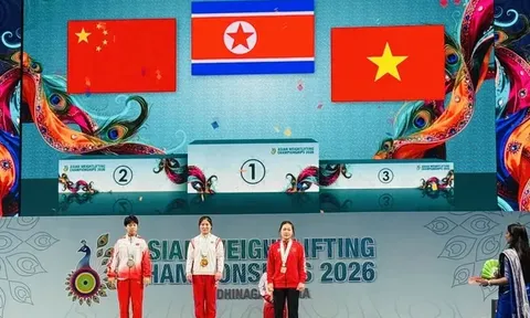 Giải vô địch Cử tạ châu Á 2026: Lực sĩ Quàng Thị Tâm giành 2 huy chương đồng hạng 58kg nữ