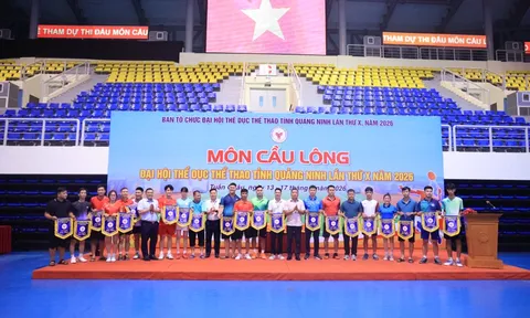 Khai mạc Giải Cầu lông Đại hội Thể dục thể thao tỉnh Quảng Ninh năm 2026