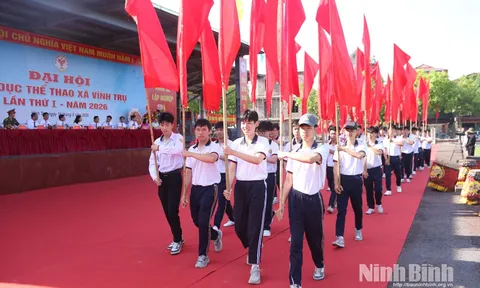 Nhiều địa phương của tỉnh Ninh Bình khai mạc Đại hội Thể dục thể thao năm 2026