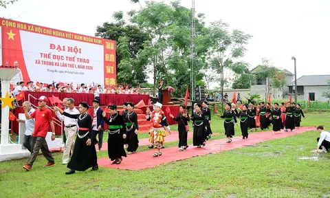 Khai mạc Đại hội Thể dục thể thao xã Trung Hà lần thứ I
