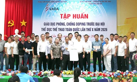 Cần Thơ tập huấn phòng, chống doping trước Đại hội Thể thao toàn quốc lần thứ X