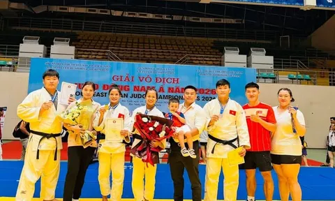 Giải vô địch Judo Đông Nam Á 2026: Giành 33 huy chương vàng, Việt Nam xếp thứ nhất toàn đoàn