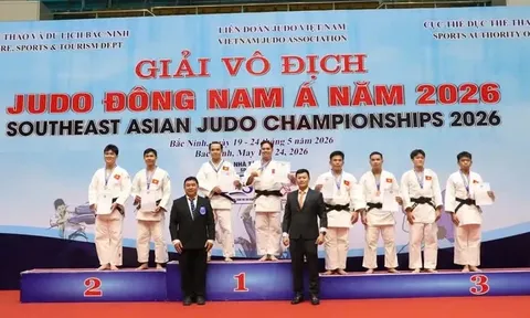 Giải vô địch Judo Đông Nam Á 2026: Giành 33 huy chương vàng, Việt Nam xếp thứ nhất toàn đoàn