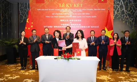 Việt Nam - Trung Quốc thúc đẩy hợp tác lĩnh vực phát thanh, truyền hình và nghe nhìn trực tuyến