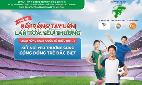 Hội thao trẻ khuyết tật đặc biệt chào mừng Ngày Quốc tế Thiếu nhi 1/6