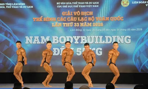 Khởi tranh Giải vô địch Thể hình các câu lạc bộ toàn quốc 2026