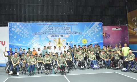 Khởi tranh Giải vô địch Thể thao Người khuyết tật TP.HCM mở rộng 2026 - môn Pickleball: Hoạt động ý nghĩa cho người khuyết tật