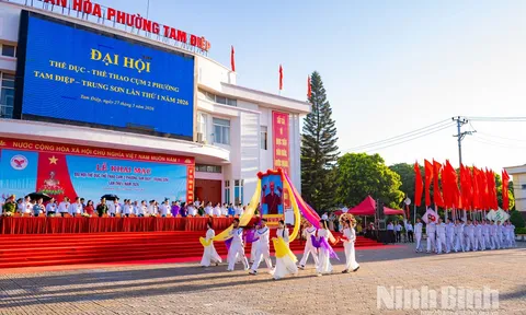 Đại hội Thể dục thể thao cụm 2 phường Tam Điệp - Trung Sơn lần thứ I