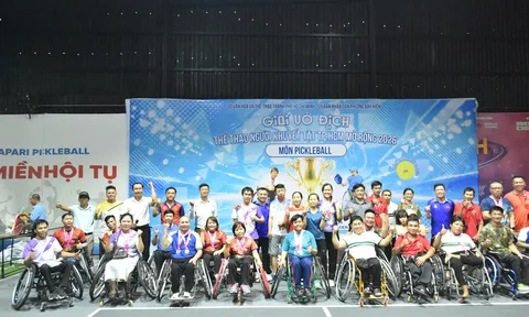 Phường Bảy Hiền giành vị trí nhất toàn đoàn tại Giải vô địch Thể thao Người khuyết tật TP.HCM mở rộng 2026 - môn Pickleball