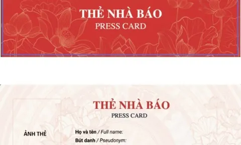 Bộ Văn hóa, Thể thao và Du lịch ban hành mẫu thẻ nhà báo 2026