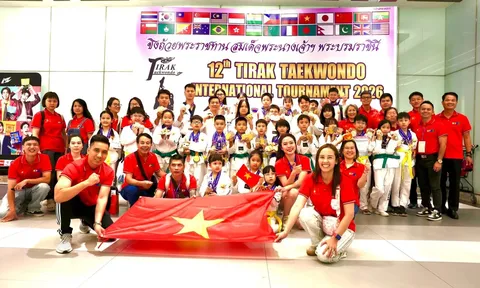 Việt Nam giành ngôi á quân Giải Taekwondo quốc tế Tirak 2026