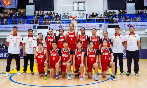 Tuyển bóng rổ U18 nữ Việt Nam xuất sắc vượt qua U18 nữ Thái Lan
