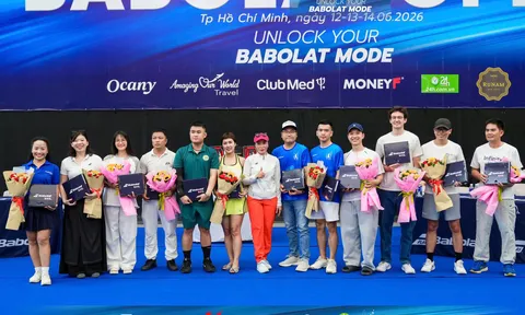 Hơn 1 tỷ đồng cho tổng giá trị giải thưởng Babolat Open 2026