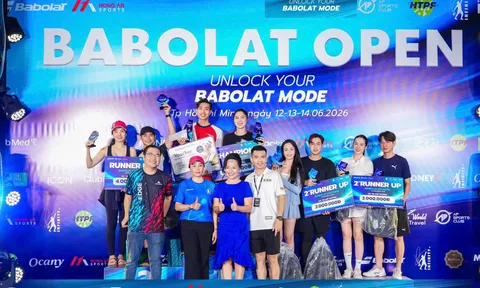 Xác định ra những nhà vô địch tại Giải Tennis - Pickleball Babolat Open Cup 2026