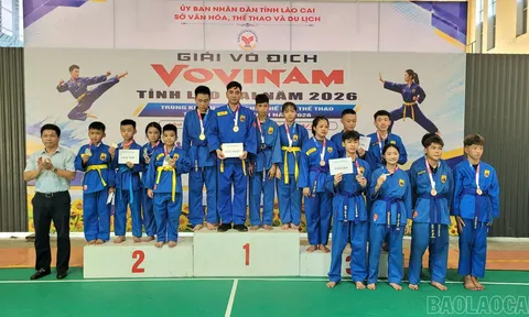 Bế mạc Giải vô địch Vovinam tỉnh Lào Cai năm 2026
