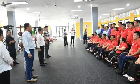 Thứ trưởng Hoàng Đạo Cương kiểm tra công tác chuẩn bị ASIAD 20 tại Trung tâm Huấn luyện Thể thao Quốc gia
