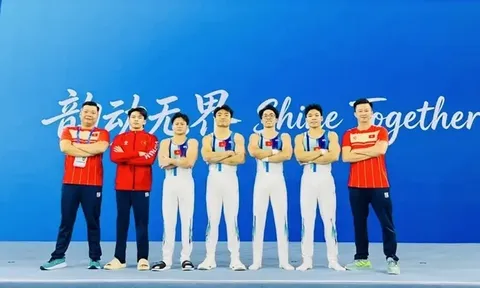 Đội tuyển thể dục dụng cụ nam Việt Nam xuất sắc giành 5 suất dự ASIAD 20