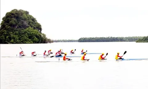 Hơn 300 vận động viên tham dự Giải đua thuyền Canoeing vô địch các đội mạnh quốc gia năm 2026