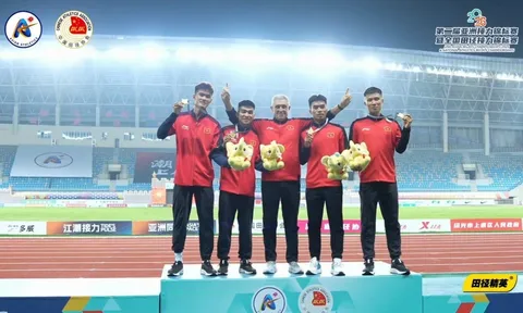Điền kinh Việt Nam giành 2 huy chương vàng Giải vô địch tiếp sức châu Á 2026