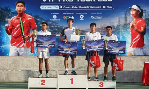 Phạm La Hoàng Anh vô địch Giải Quần vợt nam quốc gia VTF Pro Tour 200