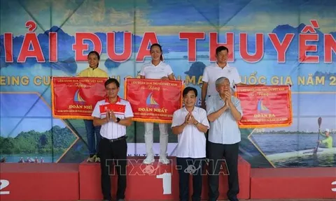 Hải Phòng xếp thứ nhất Giải Đua thuyền Canoeing vô địch các đội mạnh quốc gia năm 2026