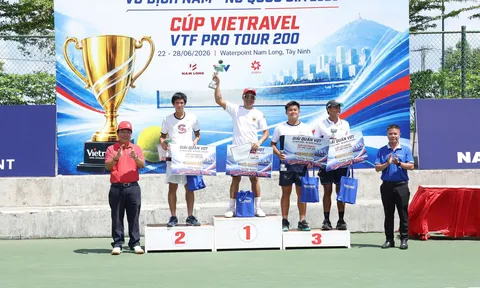 “Lão tướng” Hoàng Thành Trung vô địch Giải Quần vợt quốc gia VTF Pro Tour 200 - Cúp Vietravel 2026