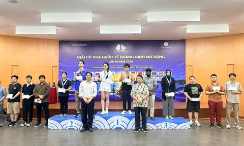 Kỳ thủ Đầu Khương Duy vô địch Giải cờ Vua Kiện tướng - Đại kiện tướng quốc tế 2026