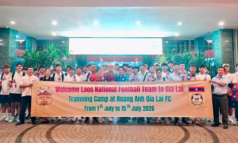 ASEAN Cup 2026: Đội tuyển Lào tập huấn tại Pleiku 