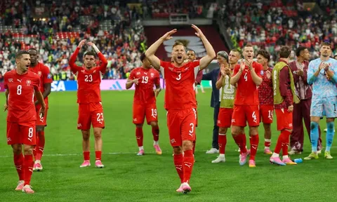 Thụy Sĩ thắng dễ Algeria để vào vòng 1/8 World Cup 2026
