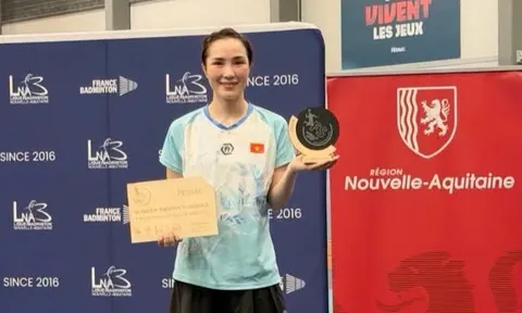 Vũ Thị Trang giành ngôi vô địch Giải Cầu lông FZ FORZA Future Series Nouvelle-Aquitaine 2026