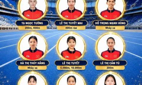 Đội tuyển điền kinh Việt Nam dự Giải U23 vô địch châu Á 2026