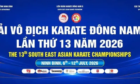 11 quốc gia tham dự Giải Karate vô địch Đông Nam Á 2026