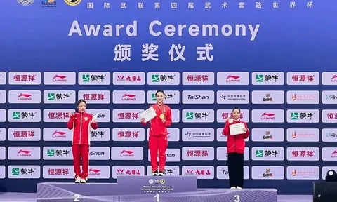 Cúp Taolu thế giới 2026: Dương Thúy Vi giành huy chương vàng bài Thương thuật
