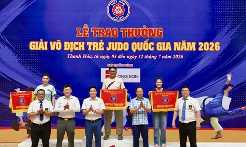 TP.HCM giành ngôi nhất toàn đoàn Giải vô địch trẻ Judo quốc gia năm 2026
