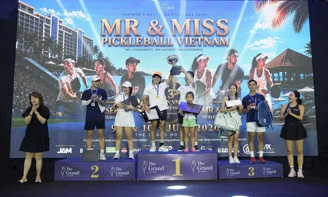 Giải Mr & Miss Pickleball Vietnam 2026 chính thức khởi tranh, có nhà vô địch đầu tiên