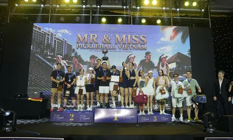 Giải Mr & Miss Pickleball Vietnam 2026 kết thúc mãn nhãn, hàng loạt giải thưởng được trao