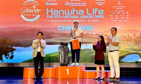 Nữ golfer Thái Lan đăng quang tại Vietnam Junior Open 2026 ở mùa giải đặc biệt