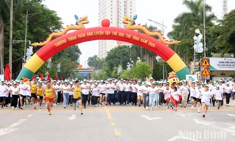 Ninh Bình tổ chức Chương trình toàn dân tập luyện thể dục thể thao trên địa bàn 5 phường